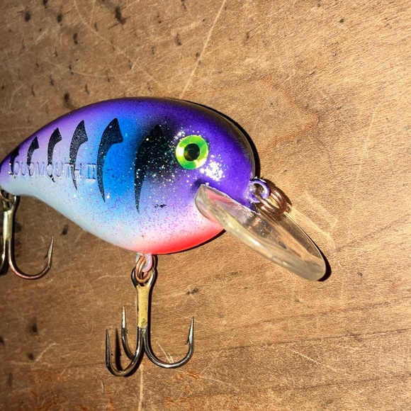 Vintage Manns Loudmouth II fishing lure /  Hooks - Picture 5 of 10